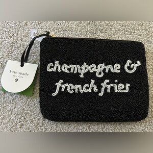 Kate Spade x Target Black Beaded Clutch